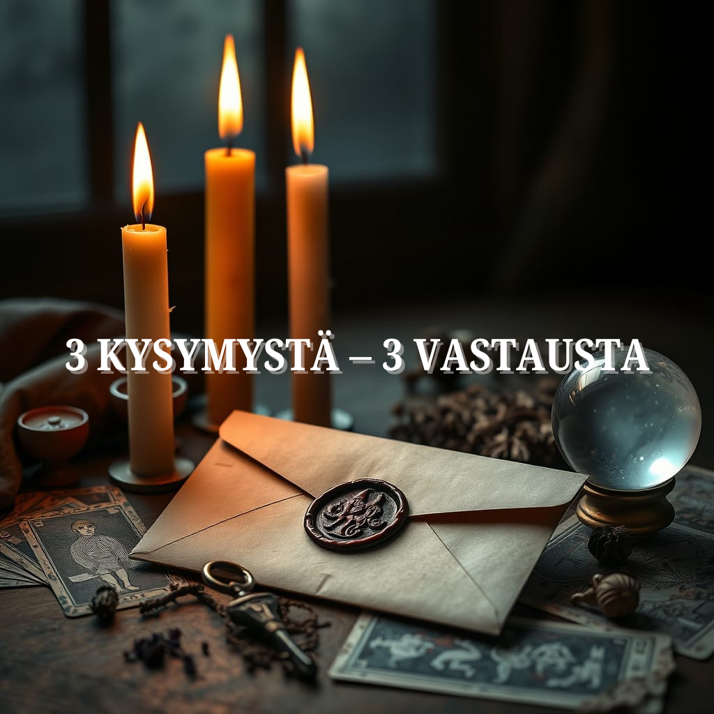 3 KYSYMYSTÄ - 3 VASTAUSTA