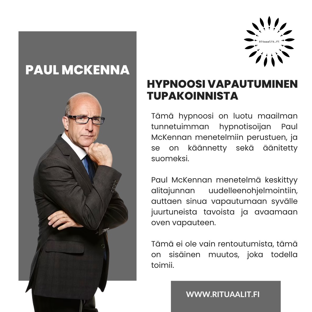 HYPNOOSI VAPAUTUMINEN TUPAKOINNISTA